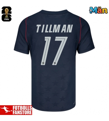 Förenta stater Malik Tillman #17 Bortatröja VM 2026 Kortärmad